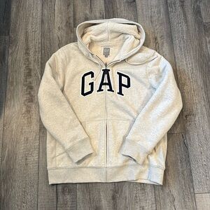 Gap men’s Sherpa lined hoodied jacket